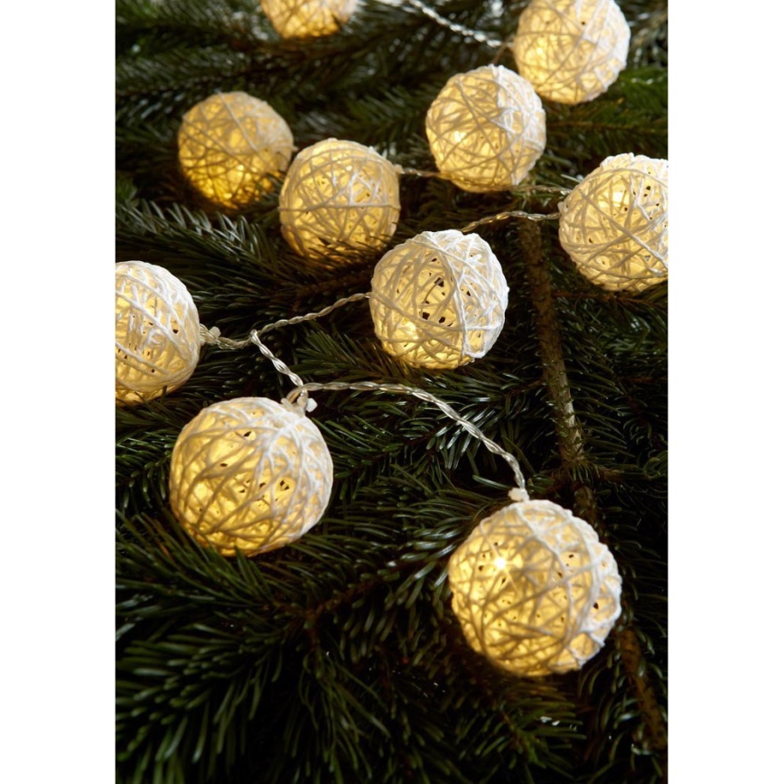 Markslöjd 703901 - Decoración navideña SIA LED/0,06W/3xAA 150cm