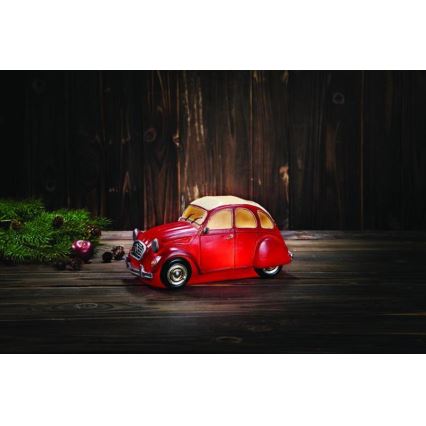 Markslöjd 703952 - Decoración LED iluminada NOSTALGI 6xLED/0,36W/3xAA C3 rojo