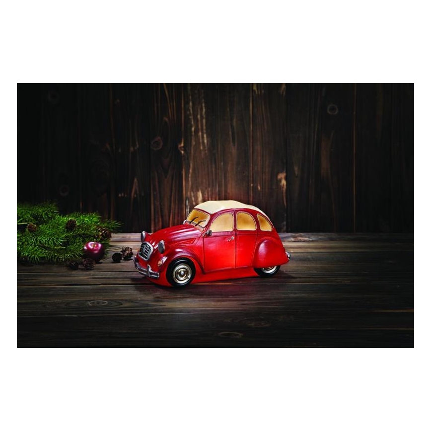 Markslöjd 703952 - LED Decoración brillante NOSTALGI 6xLED/0,36W/3xAA C3 rojo