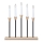 Markslöjd 704160 - Portavelas de Navidad JOHANSFORS 5xE10/3W/230V