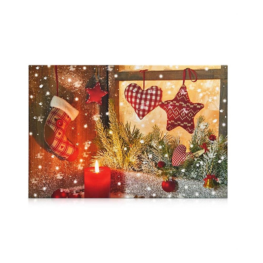 Markslöjd 704359 - Cuadro LED decorativo con iluminación CANVAS LED/0,18W/3xAA