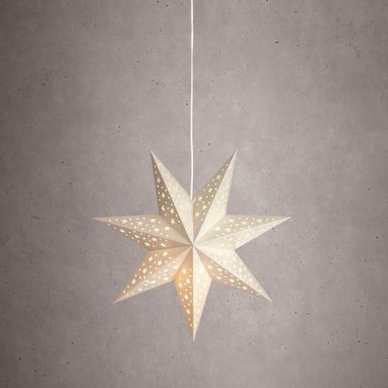 Markslöjd 704416 - Decoración navideña SOLVALLA 1xE14/25W/230V color plata 45 cm