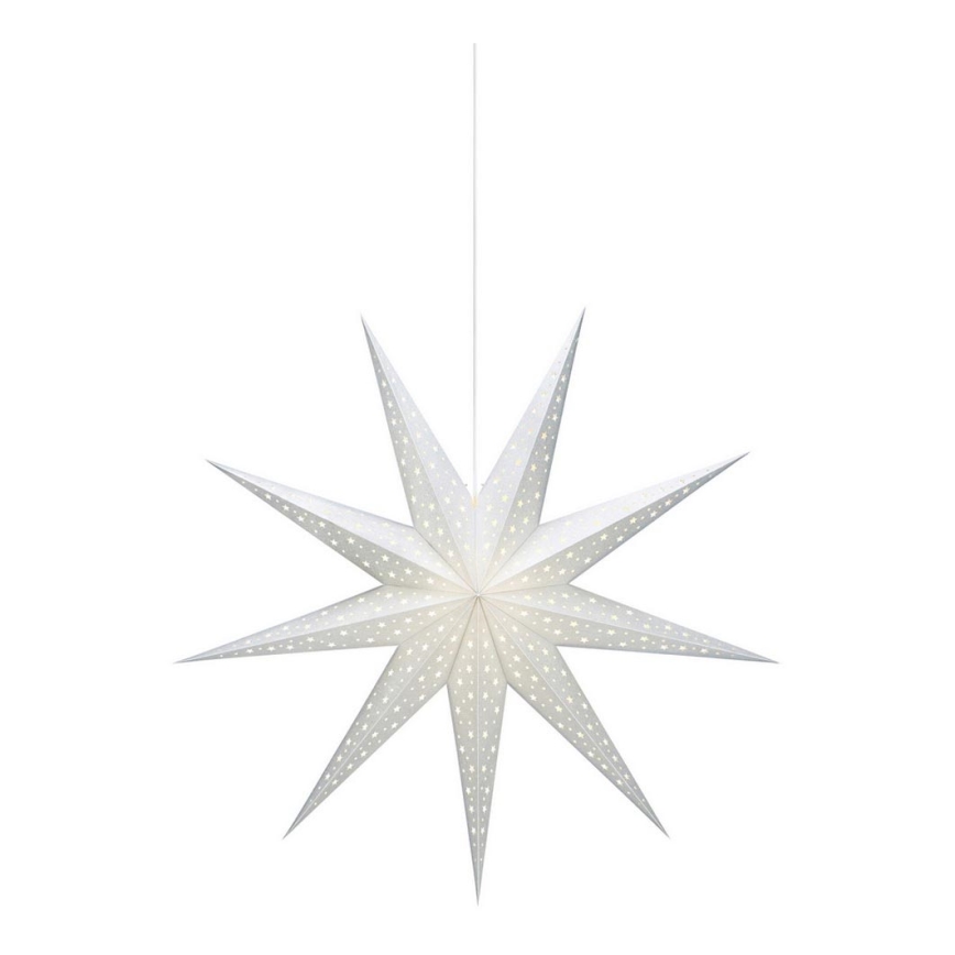 Markslöjd 704418 - Decoración navideña SOLVALLA 1xE14/25W/230V plateada 100 cm