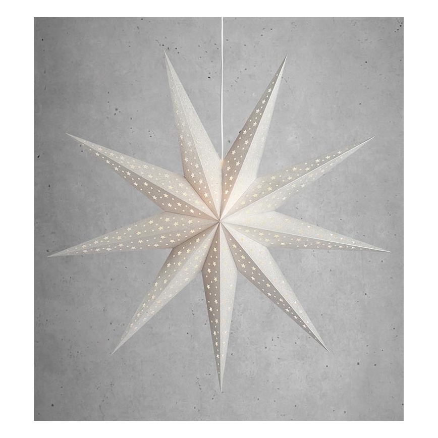 Markslöjd 704418 - Decoración navideña SOLVALLA 1xE14/25W/230V plateada 100 cm