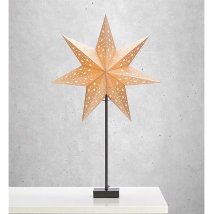 Markslöjd 704454 - Decoración de Navidad SOLVALLA 1xE14/25W/230V dorado 69 cm