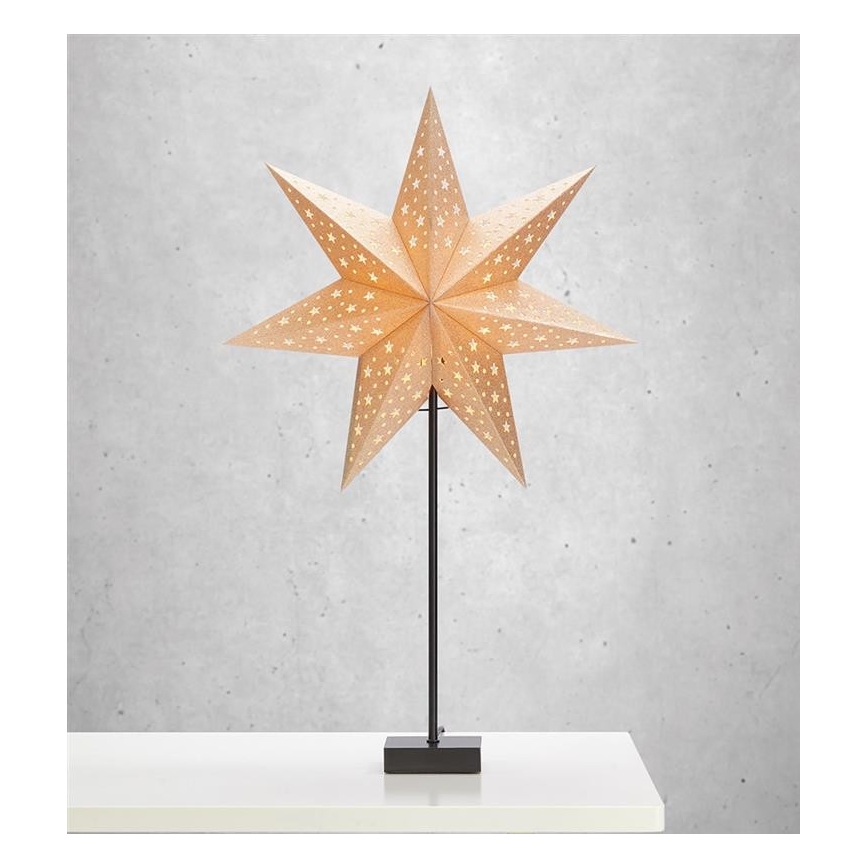 Markslöjd 704454 - Decoración de Navidad SOLVALLA 1xE14/25W/230V dorado 69 cm