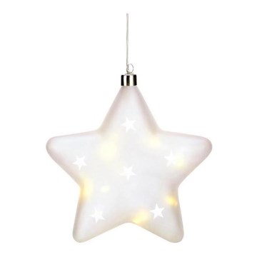 Markslöjd 704489 - Decoración navideña LED LISETTE 10xLED/0,3W/3xAA estrella