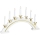 Markslöjd 704768 - Portavelas navideño LED CELINE LED/1,4W/230V pino/blanco