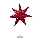 Markslöjd 704907 - Decoraciones de navidad CLARA 1xE14/25W/230V rojo