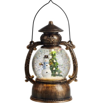 Markslöjd 705053 - Decoración navideña LED LOTHAR LED/0,15W/3xAA linterna en acabado bronce