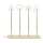 Markslöjd 705254 - Candelero navideño GINGER 4xE5/0,8W/230/12V latón