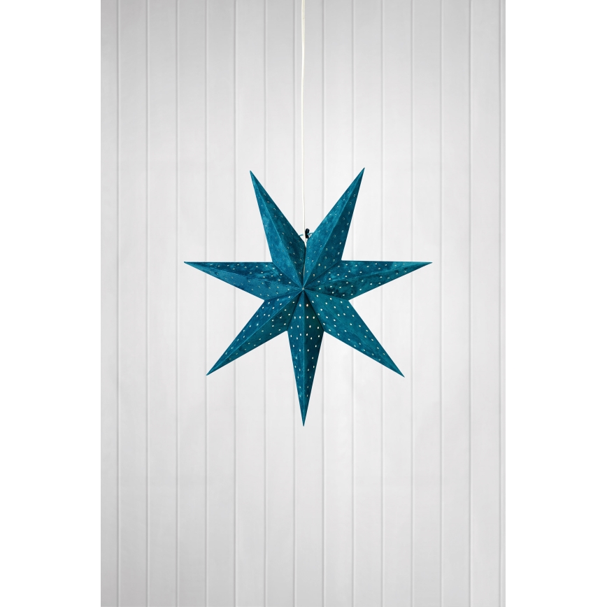 Markslöjd 705482 - Decoración de Navidad VELOURS 1xE14/25W/230V azul