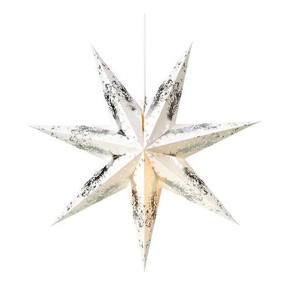 Markslöjd 705549 - Decoración de Navidad TILDE 1xE14/25W/230V diámetro 45 cm blanco/negro