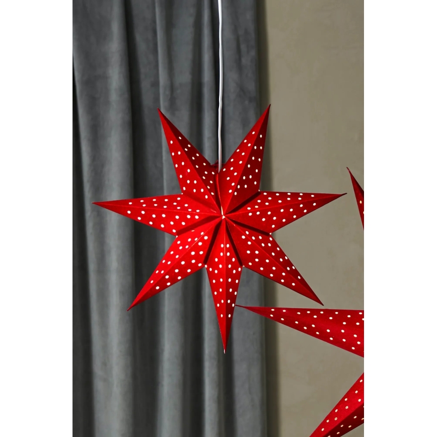 Markslöjd 705608 - Decoración navideña LED BLINK LED/0,2W/3xAA Ø 45 cm roja