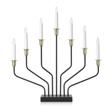 Markslöjd 705758 - Portavelas de Navidad BROSA XL 7xE10/3W/230V