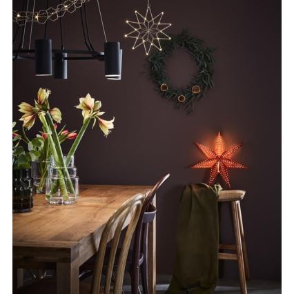 Markslöjd 705758 - Portavelas de Navidad BROSA XL 7xE10/3W/230V