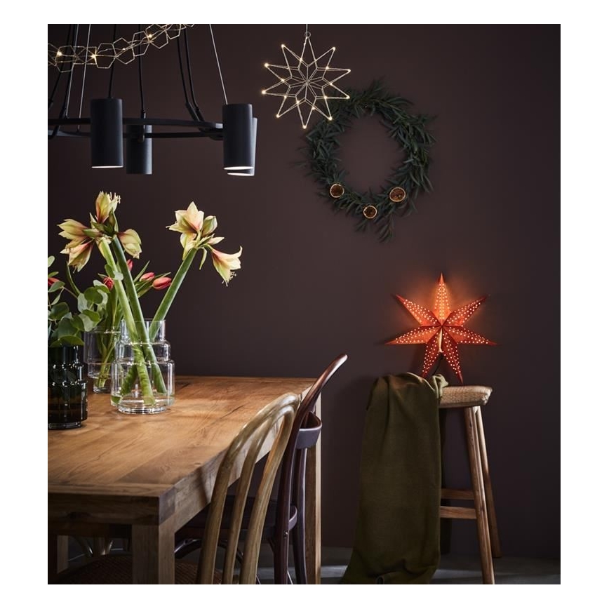 Markslöjd 705758 - Portavelas de Navidad BROSA XL 7xE10/3W/230V
