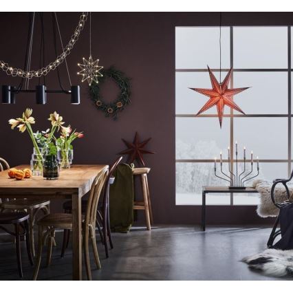 Markslöjd 705758 - Portavelas de Navidad BROSA XL 7xE10/3W/230V