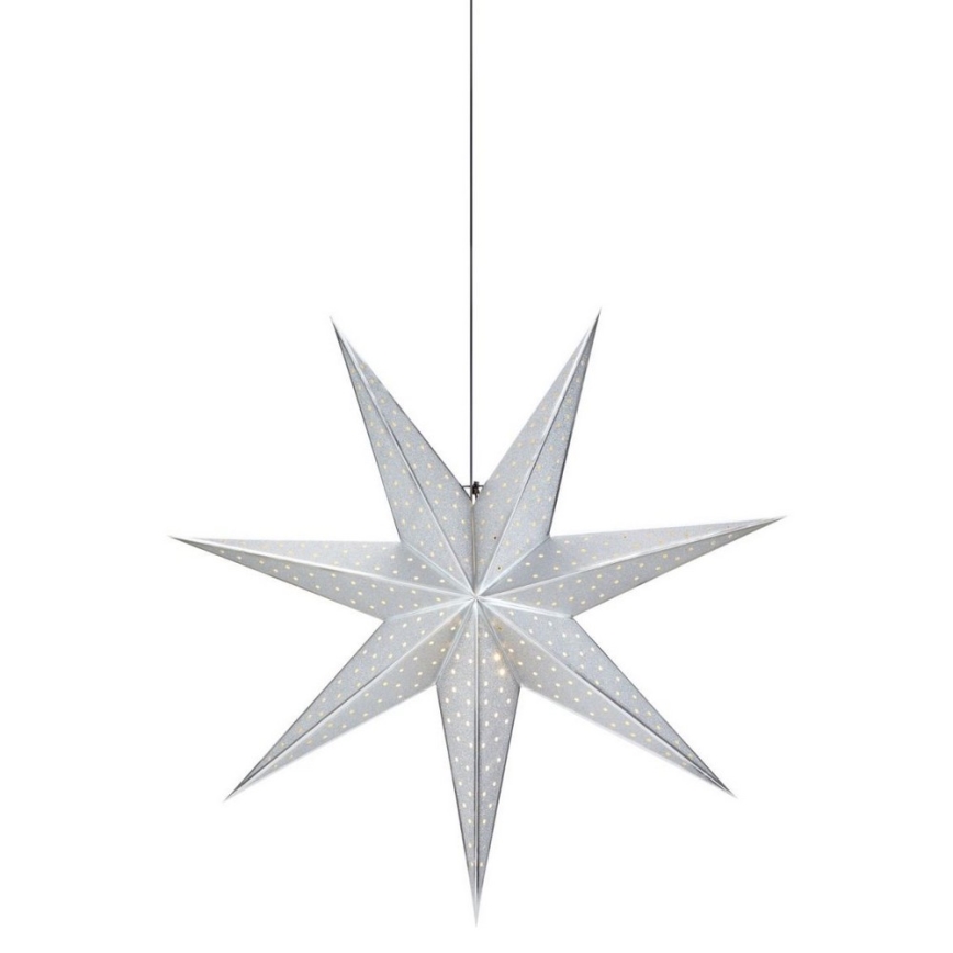 Markslöjd 705769 - Decoración de Navidad GLITTER 1xE14/25W/230V diá. 45 cm plata