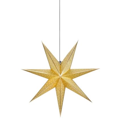 Markslöjd 705790 - Decoración de Navidad GLITTER 1xE14/25W/230V diámetro 75 cm dorado