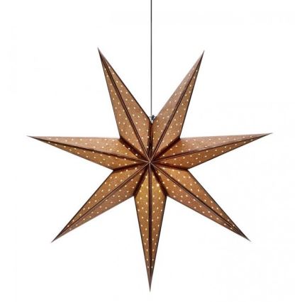 Markslöjd 705793 - Decoración de Navidad GLITTER 1xE14/25W/230V diámetro 45 cm bronce