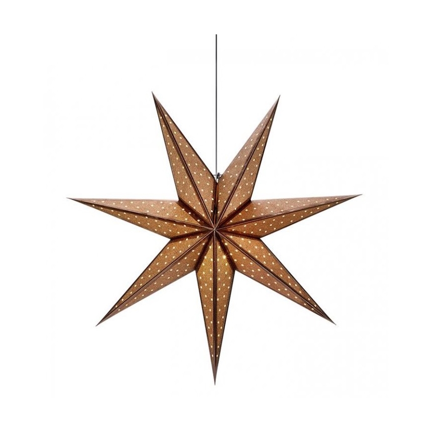 Markslöjd 705793 - Decoración de Navidad GLITTER 1xE14/25W/230V diámetro 45 cm bronce