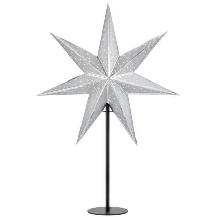 Markslöjd 705794 - Decoración de Navidad GLITTER 1xE14/25W/230V 65 cm negro/plateado