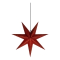 Markslöjd 705807 - Adorno navideño EMBLA 1xE14/6W/230V Ø 45 cm rojo