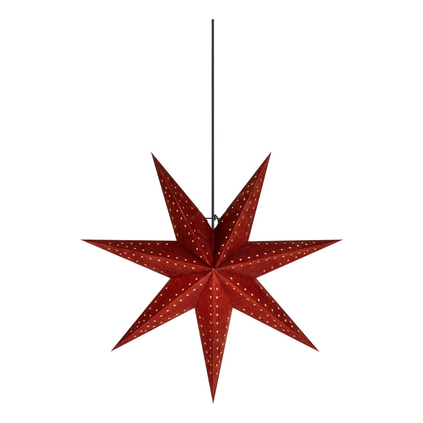 Markslöjd 705807 - Adorno navideño EMBLA 1xE14/6W/230V Ø 45 cm rojo