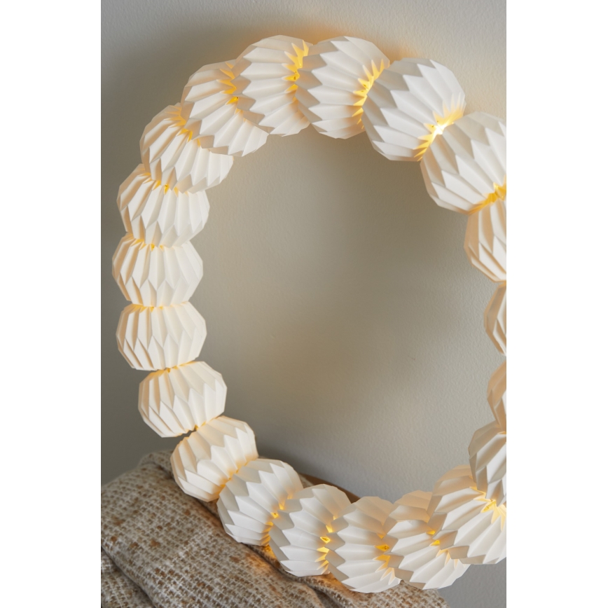 Markslöjd 705814 - Decoración de Navidad LED TUBBY LED/0,6W/3xAA blanco