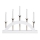 Markslöjd 705832 - Portavelas de Navidad BRIDGE 5xE10/3W/230V blanco