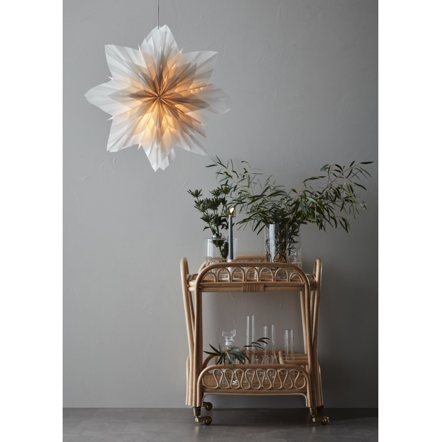 Markslöjd 705835 - Decoración de Navidad NEELA 1xE14/25W/230V diá. 60 cm gris