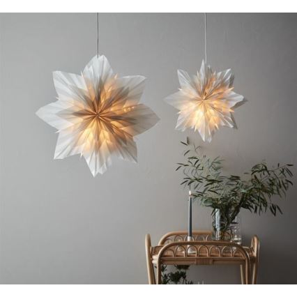 Markslöjd 705835 - Decoración de Navidad NEELA 1xE14/25W/230V diá. 60 cm gris