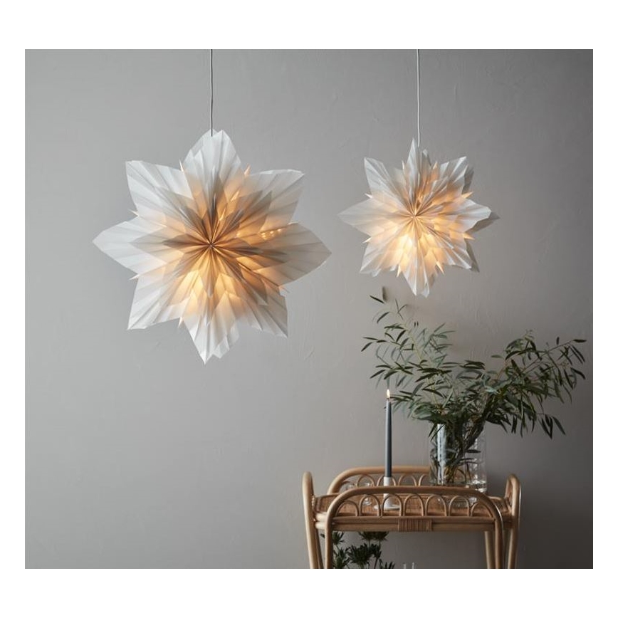 Markslöjd 705835 - Decoración de Navidad NEELA 1xE14/25W/230V diá. 60 cm gris