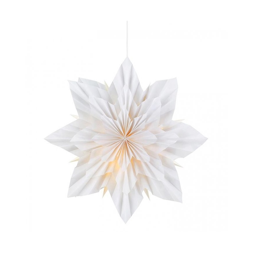 Markslöjd 705836 - Decoración de Navidad NEELA 1xE14/25W/230V 48 cm diámetro blanco