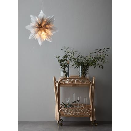 Markslöjd 705837 - Decoración de Navidad NEELA 1xE14/25W/230V diá. 45 cm gris