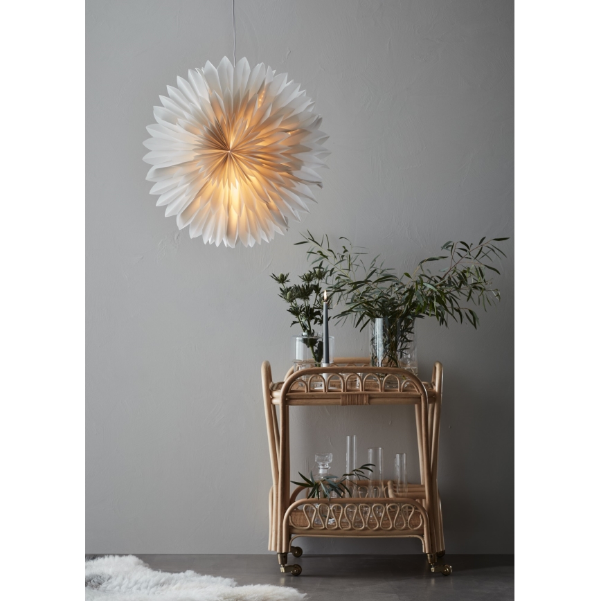 Markslöjd 705841 - Decoración de Navidad SOLINA 1xE14/25W/230V Ø 60 cm blanco