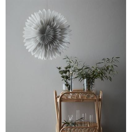 Markslöjd 705841 - Decoración de Navidad SOLINA 1xE14/25W/230V Ø 60 cm blanco