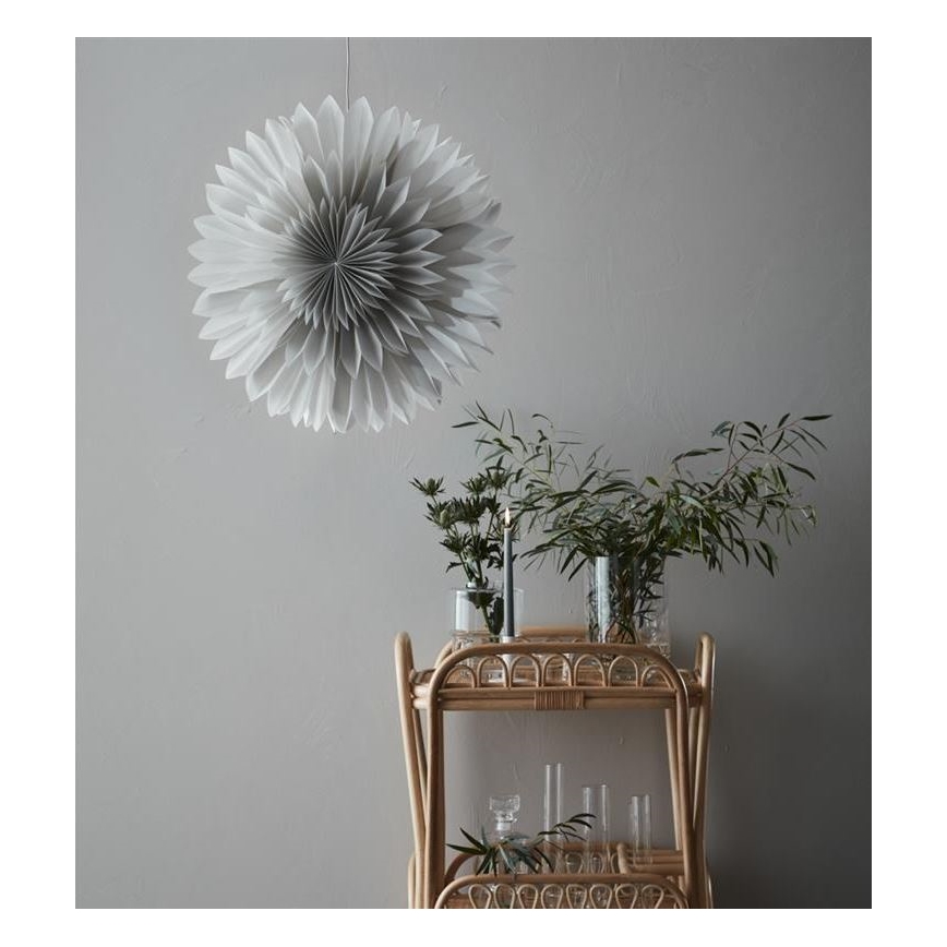 Markslöjd 705841 - Decoración de Navidad SOLINA 1xE14/25W/230V Ø 60 cm blanco