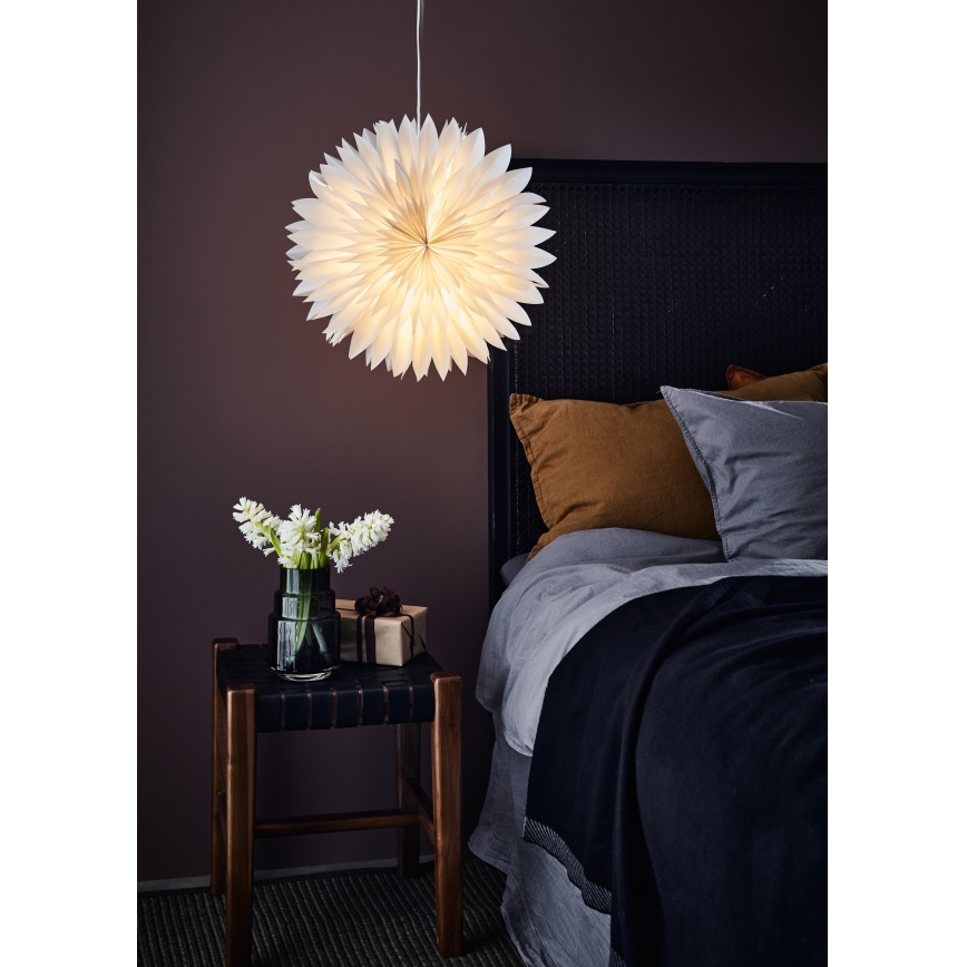 Markslöjd 705843 - Decoración de Navidad SOLINA 1xE14/25W/230V Ø 45 cm blanco