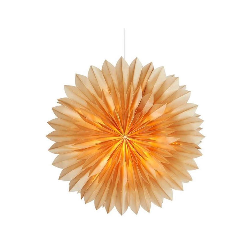 Markslöjd 705916 - Decoración de Navidad SOLINA 1xE14/25W/230V diámetro 58 cm blanco