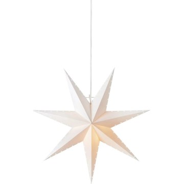 Markslöjd 705926 - Decoración navideña LIVELY 1xE14/6W/230V, diámetro 45 cm, blanca