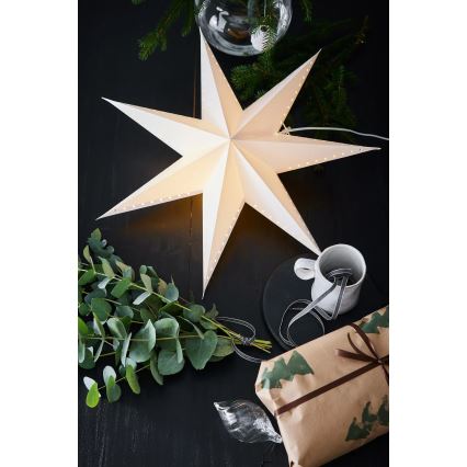 Markslöjd 705927 - Adorno navideño LIVELY 1xE14/6W/230V Ø 60 cm blanco