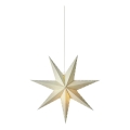Markslöjd 705929 - Decoración navideña LIVELY, 1xE14/6W/230V, diámetro 45 cm, gris