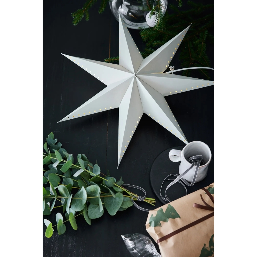 Markslöjd 705930 - Decoración navideña LIVELY 1xE14/6W/230V Ø 60 cm gris
