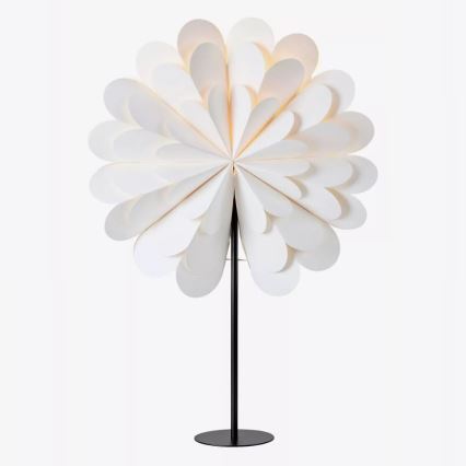 Markslöjd 705946 - Decoración de Navidad MARAVILLA 1xE14/25W/230V 68 cm blanco/negro