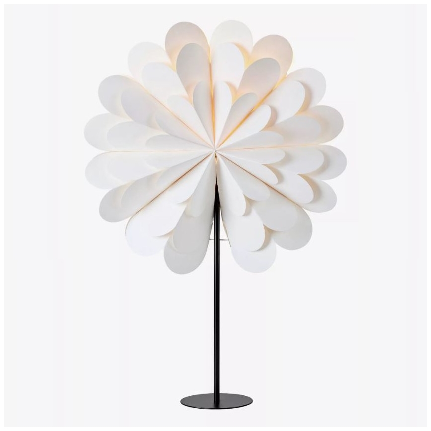 Markslöjd 705946 - Decoración de Navidad MARAVILLA 1xE14/25W/230V 68 cm blanco/negro