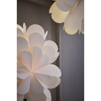 Markslöjd 705946 - Decoración de Navidad MARAVILLA 1xE14/25W/230V 68 cm blanco/negro