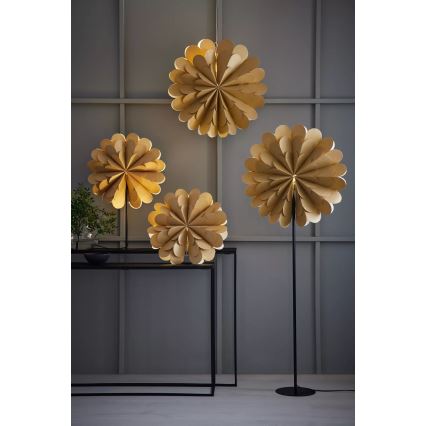 Markslöjd 705948 - Decoración de Navidad MARAVILLA 1xE14/25W/230V diámetro 45 cm dorado