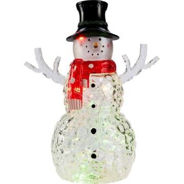 Markslöjd 706044 - Decoración navideña LED FRANS LED/0,06W/3xAAA muñeco de nieve